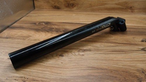 1990s steel plain seatpost Kalloy Heat Threated 4130 for MTB 29.4mm - Picture 12 of 14