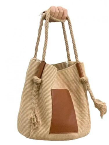 Summer New Women Shopping Bag Large Handbag One Shoulder Fashion Travel - Picture 9 of 16