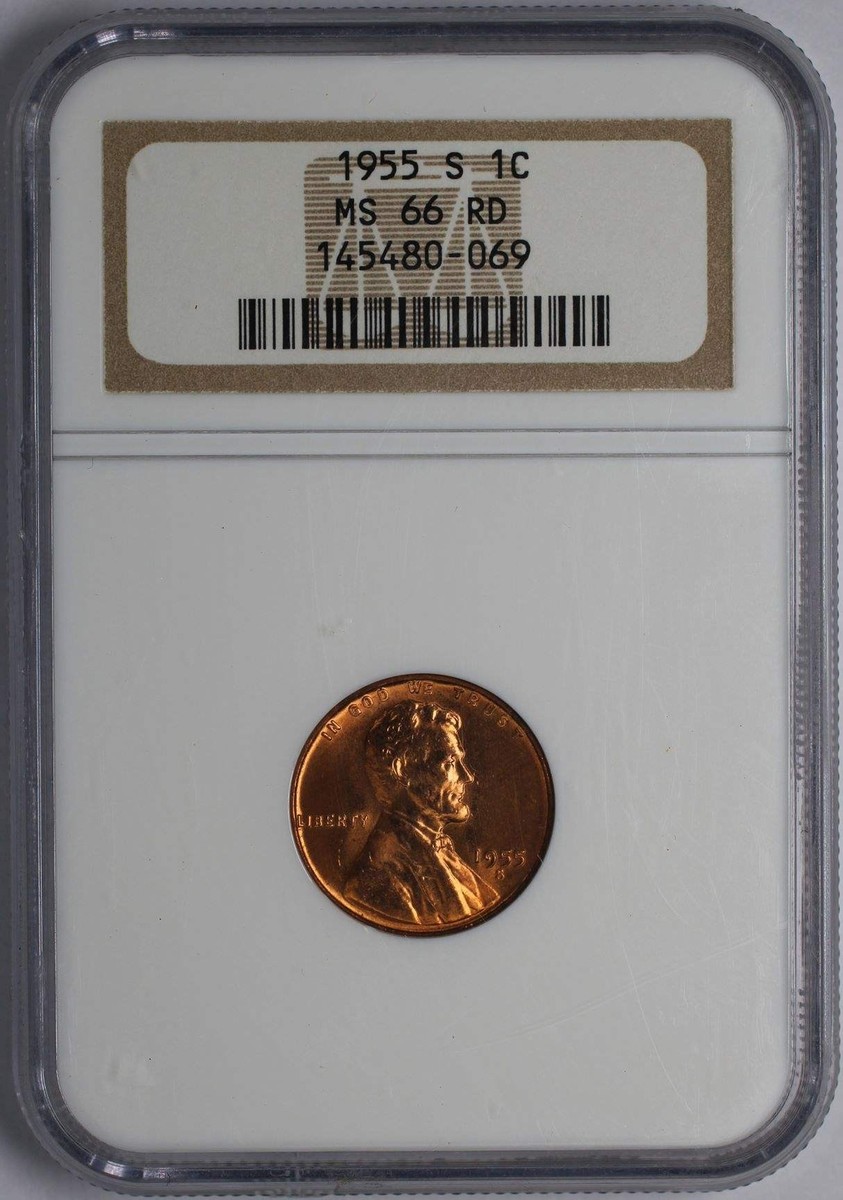 リンカーン スチールペニーＮＧＣ MS66 NGC 1943 Year Grade MS 66 Lincoln Wheat US Small Cents (1909