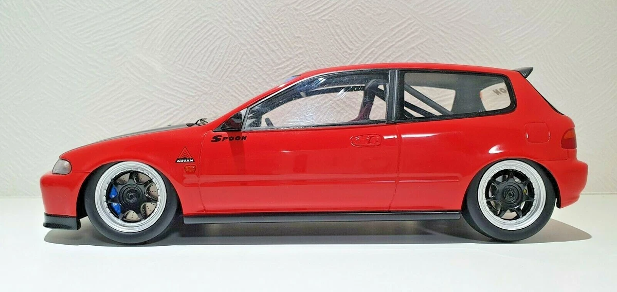 1/18 Tarmac Works SPOON HONDA CIVIC SIR EG6 GROUP A RACING RED resin model *READ