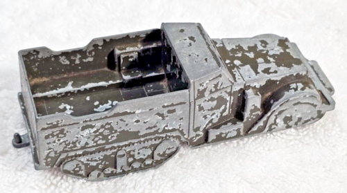 Vintage MIDGETOY METAL PVX 540 Military HALFTRACK Armored Truck Toy Rockford ILL