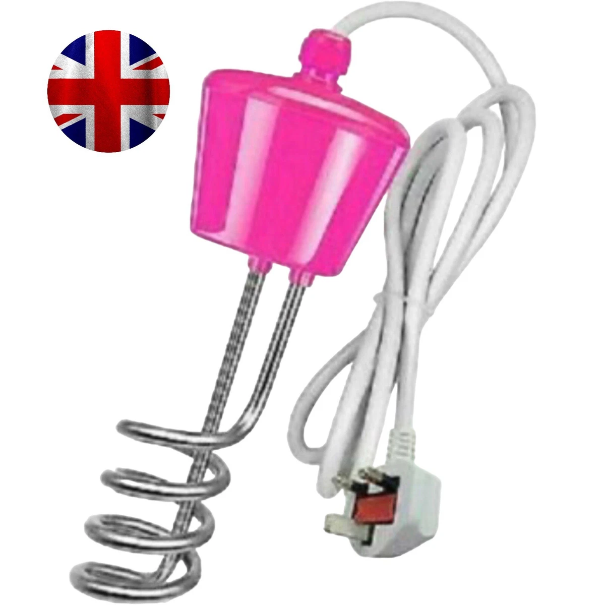 3000W Suspension Immersion UK Plug 2.8 Meter Wire Portable Water Heating  Element | eBay