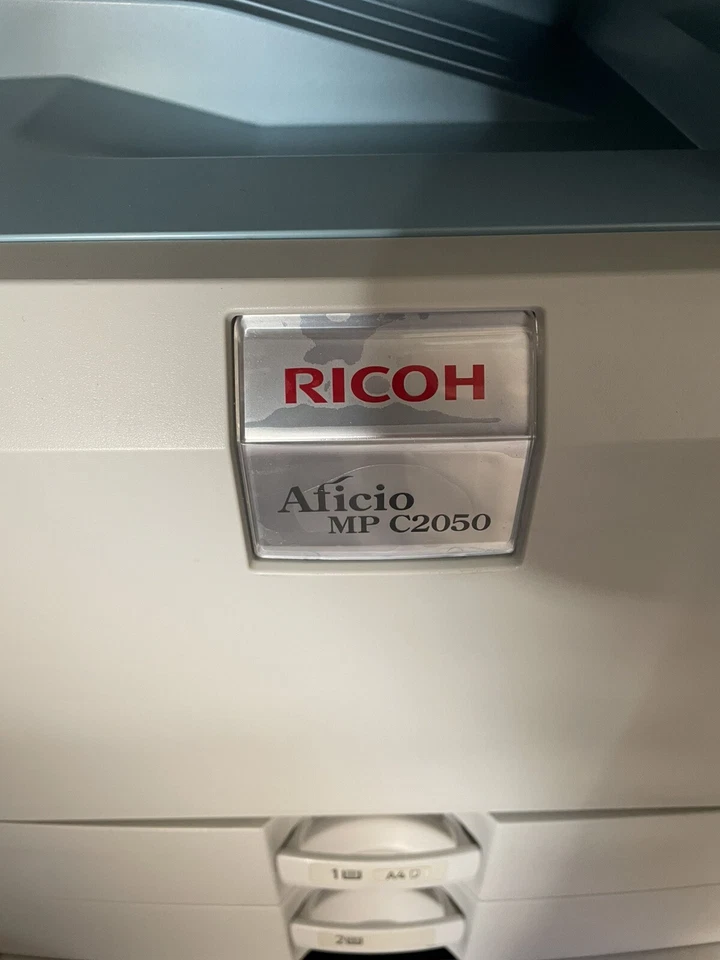 Fotocopiatrice Multifunzione A3 Laser A Colori Ricoh Aficio MP C2050 Usata - Immagine 2 di 4