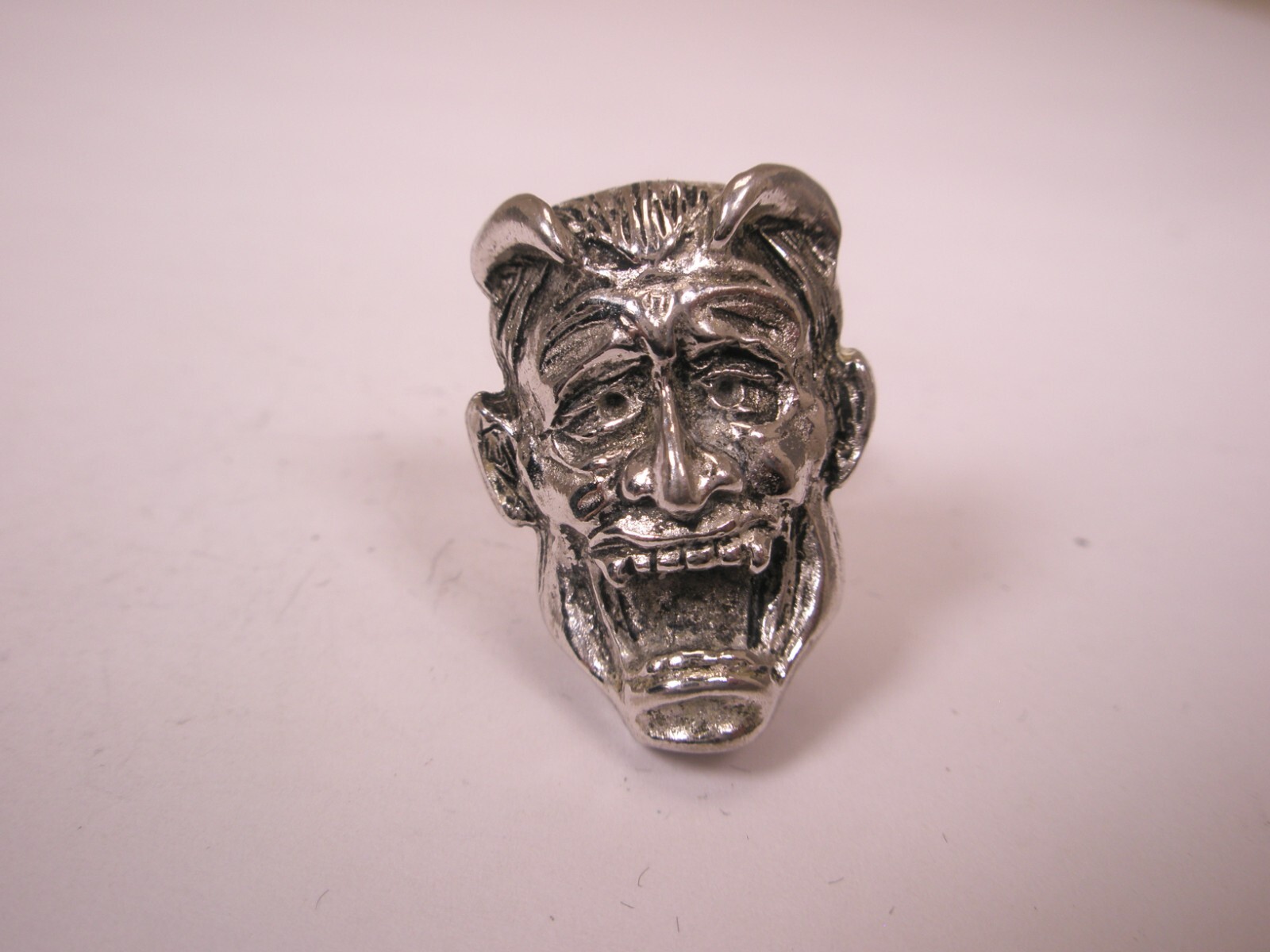 Vampire Devil Demon SINGLE Vintage Cuff Link repl… - image 1