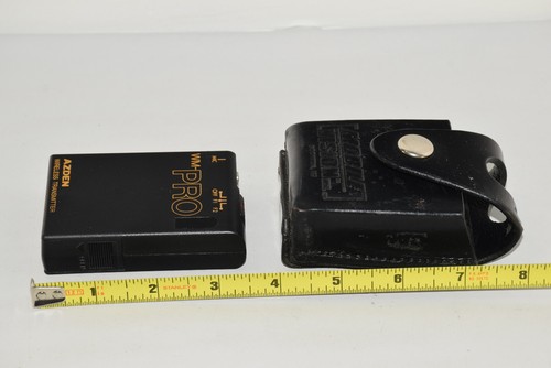 Azden Trasmettitore Wireless WM-PRO Microfono con Custodia da Cintura Nero - Foto 4 di 8