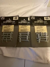 3 Sets VT Industries Countertops Miter-Bolt Kit 4 Miter Bolts & Glue New Sealed