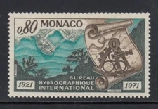 MONACO International Hydrographic Bureau MNH stamp