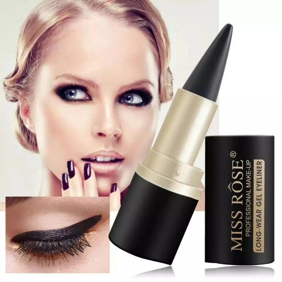 4 Colors MISS ROSE Matte Quick-Dry Eyeliner Stamp Eye Pencil Makeup Eyes Pen NEW - Image 4 of 4
