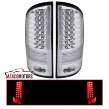 Tail Lights Fits 2002-2006 Dodge Ram 1500 2500 3500 LED Rear Brake Lamps Pair
