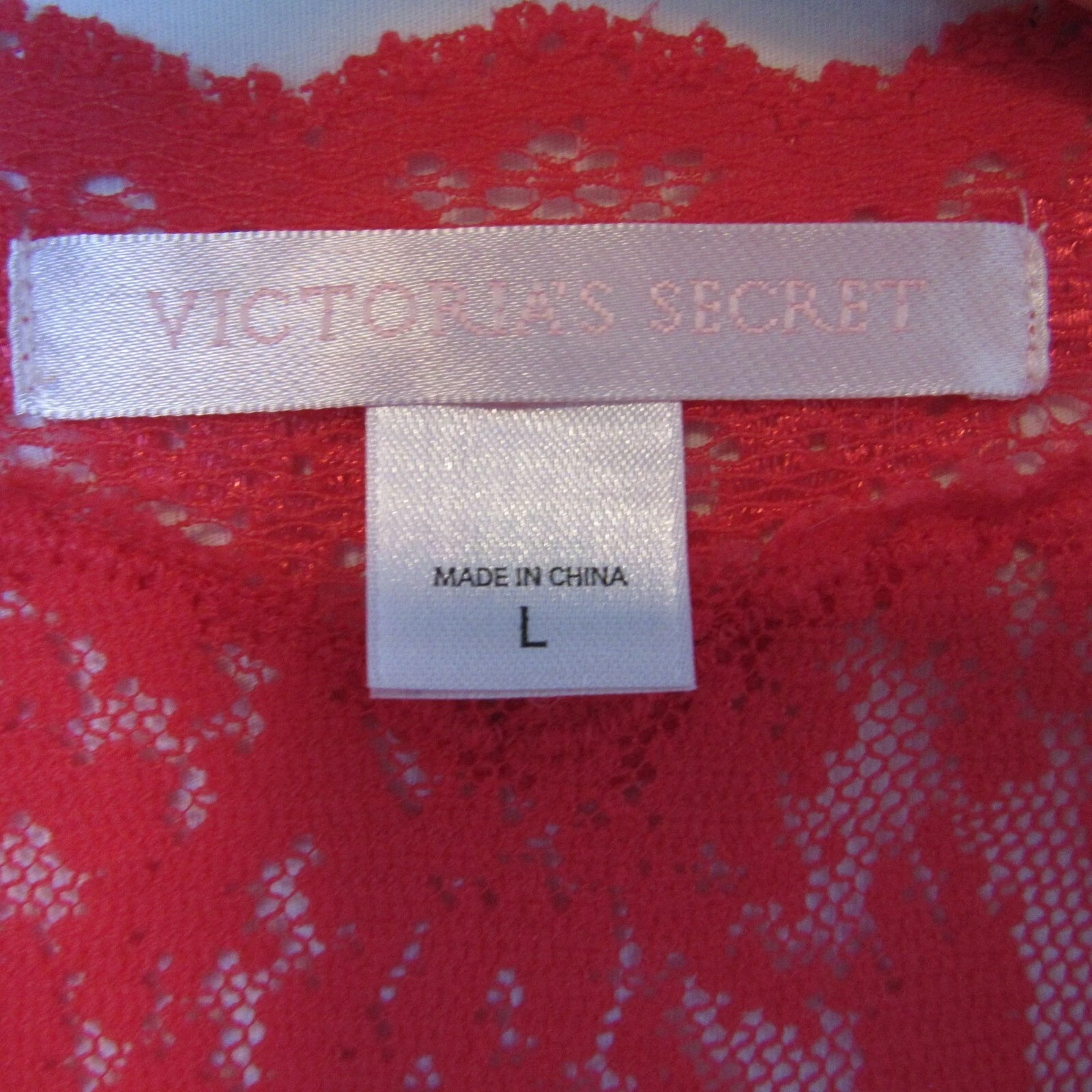 UNDERCOVER Abito donna Victoria Secret rosso trasparente stampa animalier bodycon pizzo grande