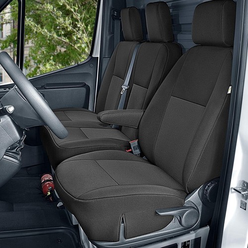 Seat covers tailor made custom fit for Mercedes Sprinter 907 from 2018 (3 sea...