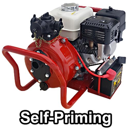 Centrifugal FIRE PUMP - 4500 GPH - 155 PSI - 1.5" In & Multi Discharge - 6 HP - Picture 1 of 2