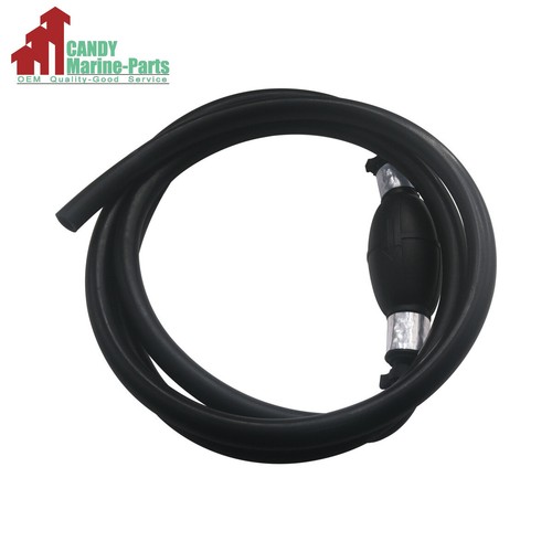 3/8" Marine Outboard Boat Motor Fuel/Gas Hose Line Assembly with Primer Bulb - Picture 5 of 5