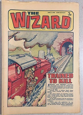 THE WIZARD weekly British comic book April 7, 1973