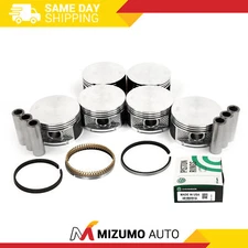 Pistons w/ Rings fit 98-11 Chrysler Dodge Caravan Jeep Plymouth VW 3.8L OHV 12v