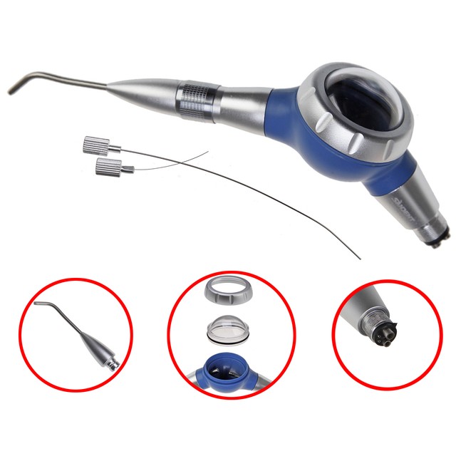 Dental Hygiene Prophy Jet Air Polisher Teeth Polishing Handpiece 4 Hole