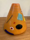 Murano glass in style of Noble Effort Studio Art Glass Cone Vase , Nice