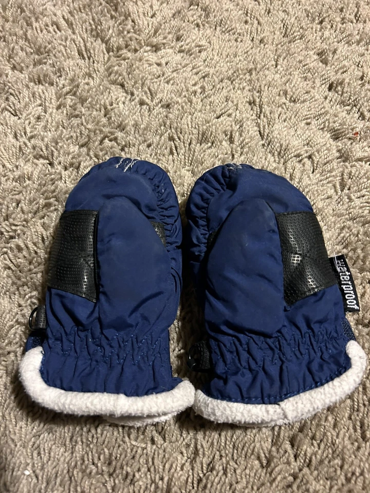 Guantes HODFINGERS Talla Pequeña (1-2 años) Niño AZUL Niños Niñas BONITOS Y CÁLIDOS Z23 Foto 3 de 4