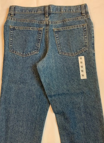 NWT Crazy 8 Rocker Adjustable Waist Girls Size 16 Denim Jeans Pants (7793) - Picture 5 of 6