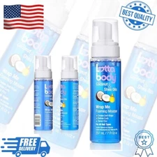 Lottabody Coconut Oil and Shea Wrap Me Foaming Curl Mousse , Creates Soft Wraps