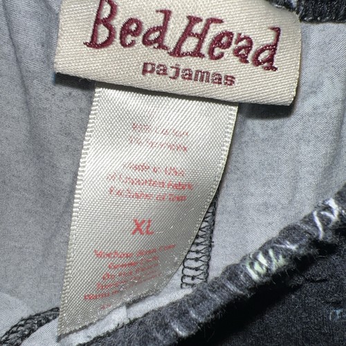 BedHead Women's XL Black Color Pj Set Paris Eiffel Tower Hearts Iconic Site - Picture 10 of 16