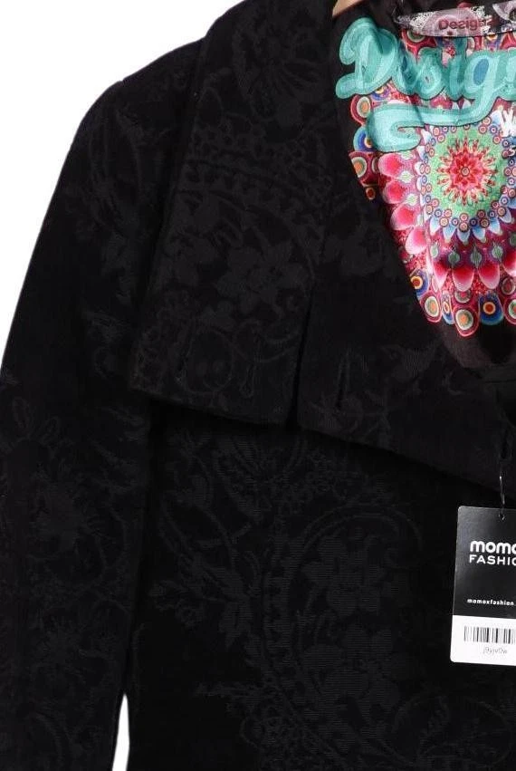 Desigual Mantel Damen Jacke Parka Gr. 40 Baumwolle Schwarz #j9yjv0w