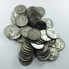 MIXED DATE WASHINGTON QUARTER LOT! 64 TOTAL COINS! STUNNING! INSANE! NR #P1496
