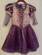 Disney Parks Girls Rapunzel Costume Purple Dress Tangled Child Size XS