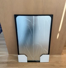 Renwil MT2151 Sorella Wall Mirror Black Powder Coated 24" x 36"