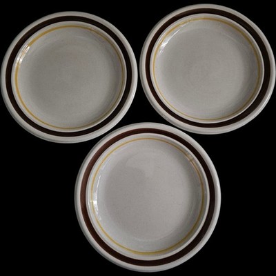 De Ville Capri Collection Bread Plates Jon Paul Restaurant Stoneware Set of 3