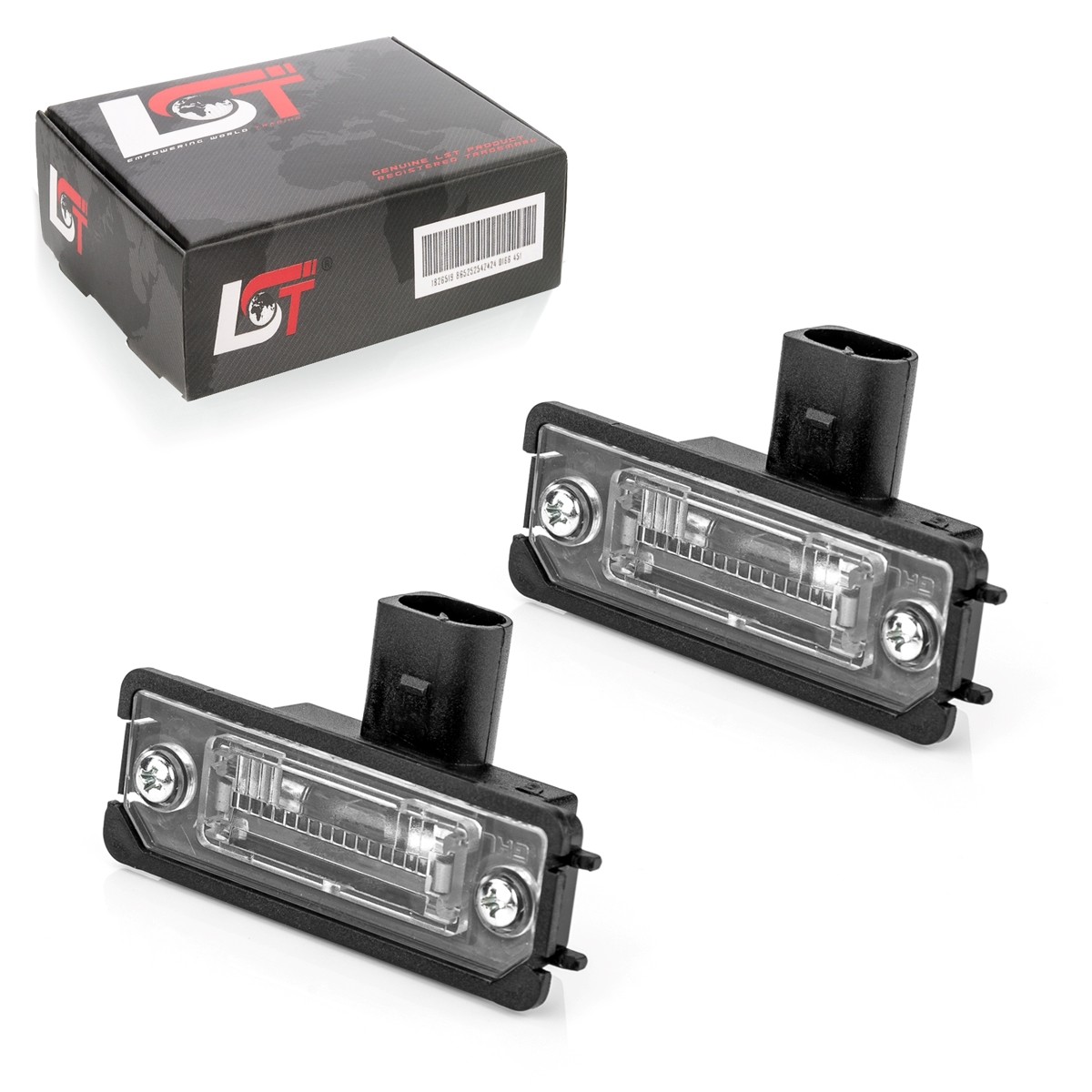 2X License Plate Light For VW Golf IV 4 1J1 Cabrio 1E7