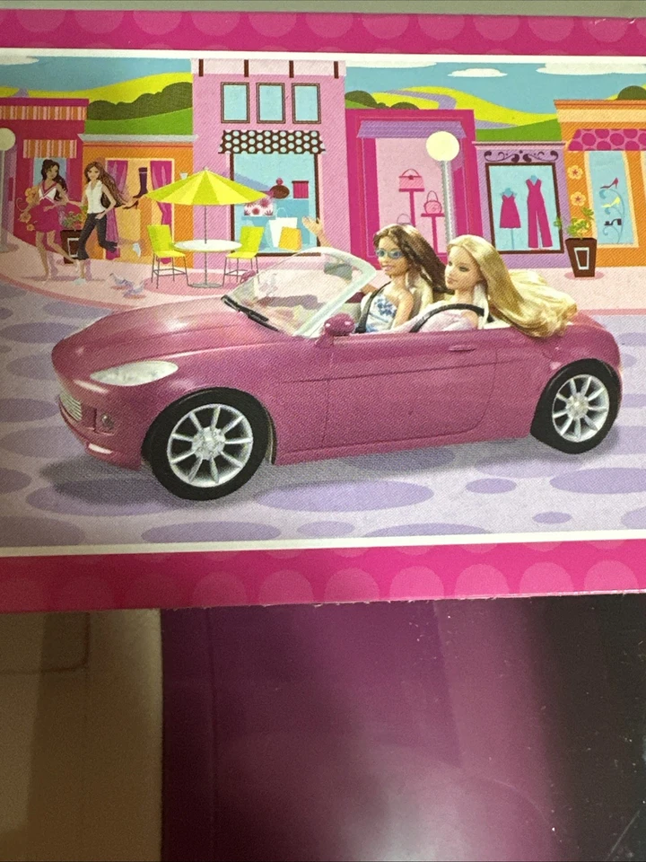 Barbie My House Coche Deportivo Convertible, Nuevo Sellado de Fábrica, Púrpura Magenta 2007 Foto 2 de 4