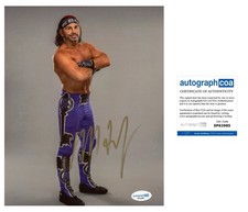 MATT HARDY SIGNED WWE AEW WRESTLER 8x10 PHOTO - ACOA COA