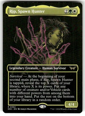 Rip, Spawn Hunter (Showcase) 362 Duskmourn: House of Horror MTG NM