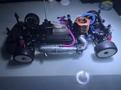 Kyosho V-One RR EVO 1/10 RC Nitro Car Carbon Chassis OS TG Ver3 AS-IS