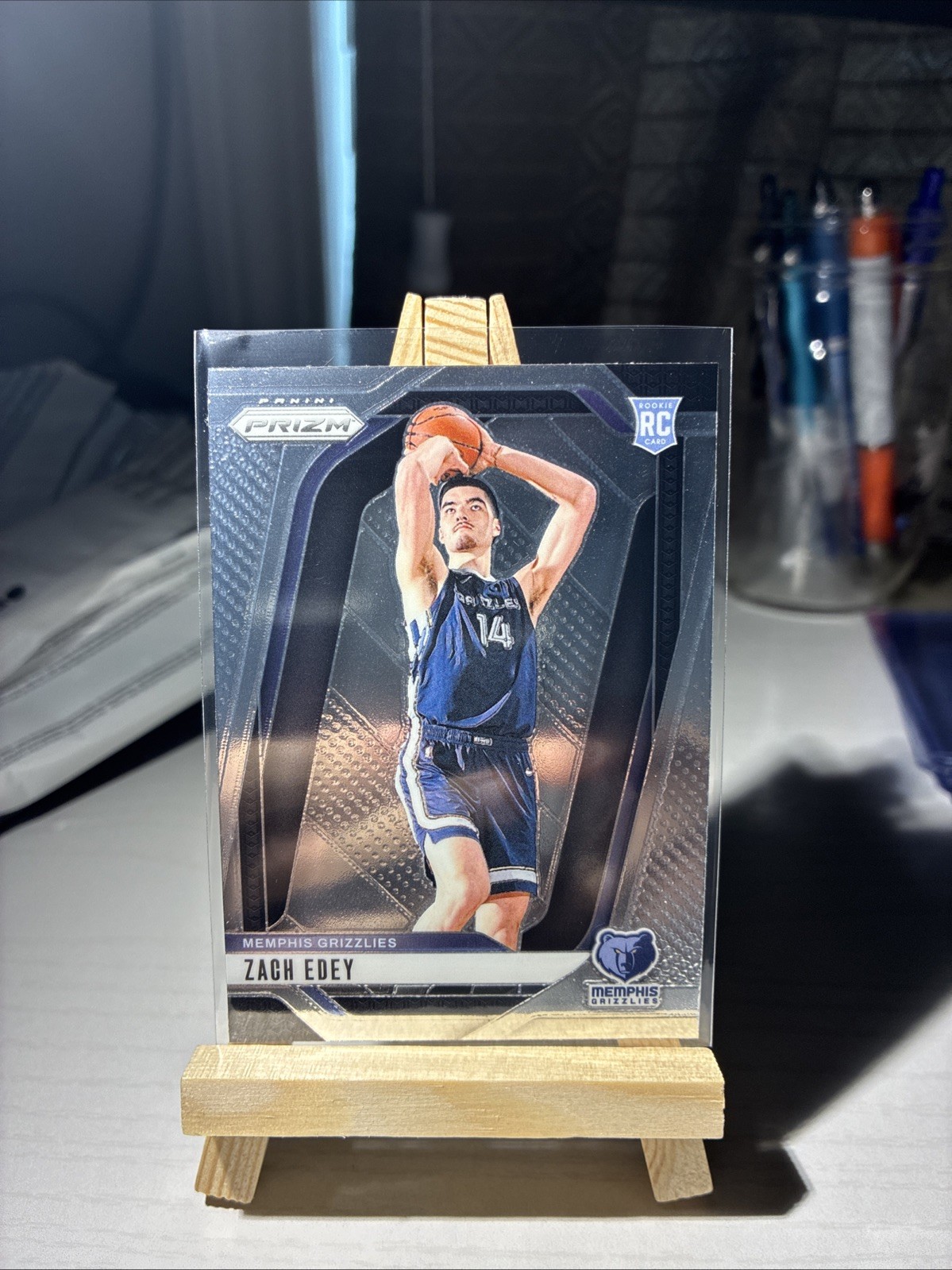 2024-25 Panini Prizm Zach Edey (RC) Rookie Card #249 Memphis Grizzlies