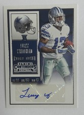 2015 Panini Contenders Rookie Ticket Lucky Whitehead RC Auto #251