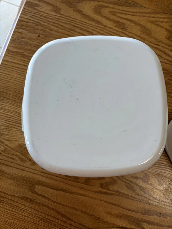 Corning Ware Abundance White Casserole Dishes A-5-B 5L 1-1/2Qt & A-2-B 2L - Image 3 of 4