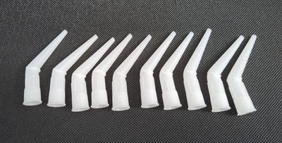 SILIKONMASTIX VORGEBOGEN ABDICHTEN 10 DÜSEN FERTIG ABGEWINKELTE APPLIKATORSPITZEN  