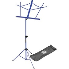On-Stage SM7122DBB Sheet Music Stand w/ Carry Bag, Dark Blue