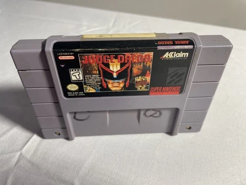 Judge Dredd SNES (Super Nintendo Entertainment System, 1995) Cart Only