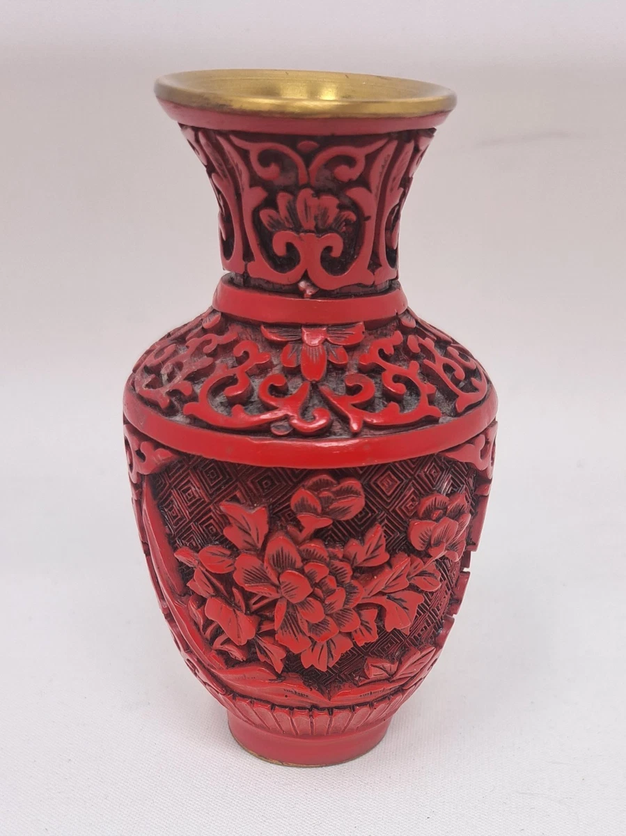 中国雕漆花瓶| eBay