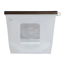 7Penn Silicone Food Storage Bag 1000mL - 1pk Clear 8 x 6.25in Reusable Food Bags