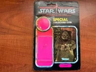 Vintage Kenner Star Wars Figure Card POTF 92 Back Cardback Lumat Cut Bubble
