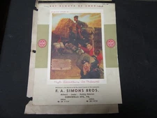 1957 Brown & Bigelow Boy Scout Calendar, Cornwell Hts, Pa.  Philmont    RT1