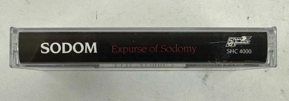SODOM- Expurse Of Sodomy CASSETTE 1987 Steamhammer Records SHC 4000 METAL Foto 2 de 4