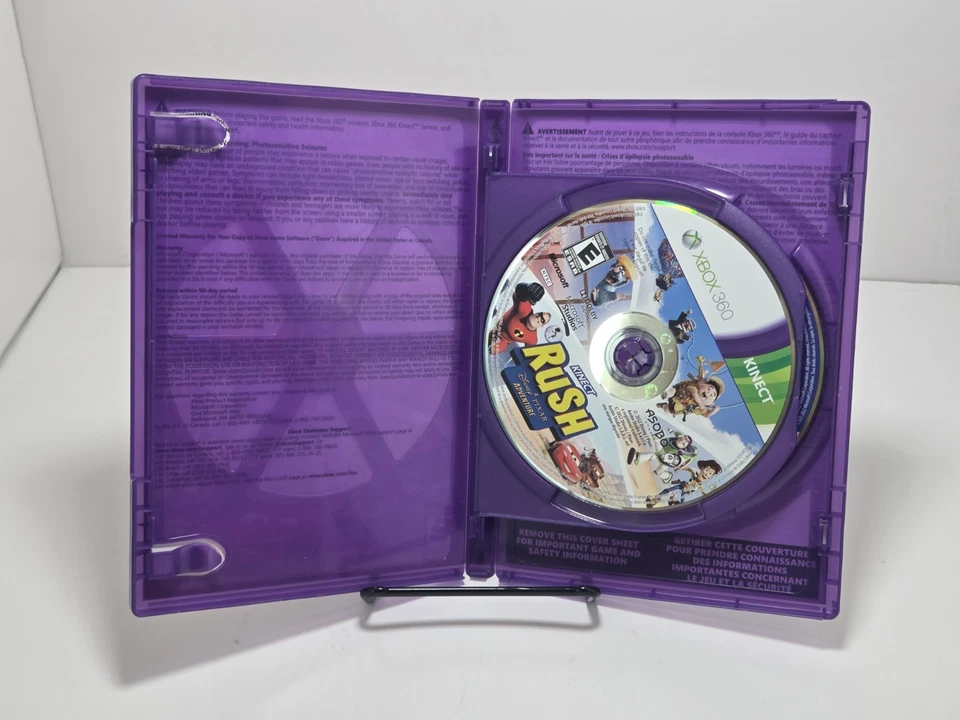 Disney Kinect Rush (Microsoft Xbox 360, 2012) No Manual - Image 3 of 4