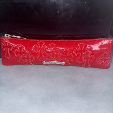 Chrome Hearts Unisex Leather Jewelry Bag 20 P...