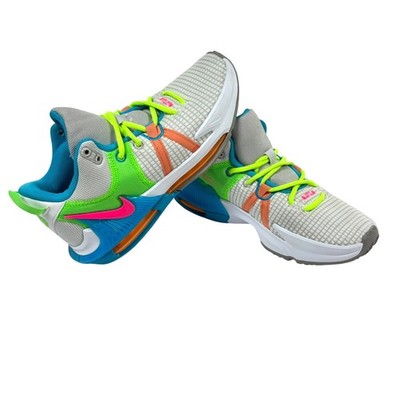 Nike LeBron Witness 7 Basketball Shoes Womens 9.5 Mens 8 Neon Streetwear
