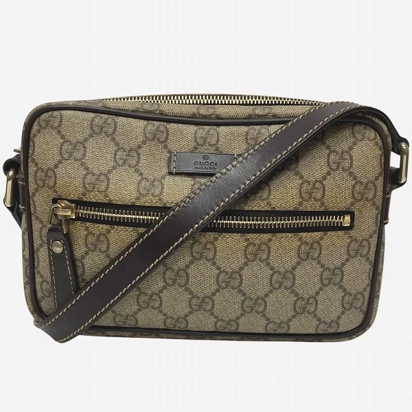 GUCCI GG Supreme 201447 Sac Marron Sac Bandoulière Femme Livraison Gratuite [Occasion]